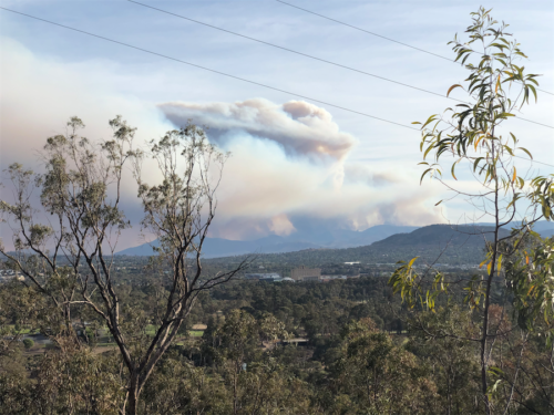 Lawson burn may spread smoke around Canberra