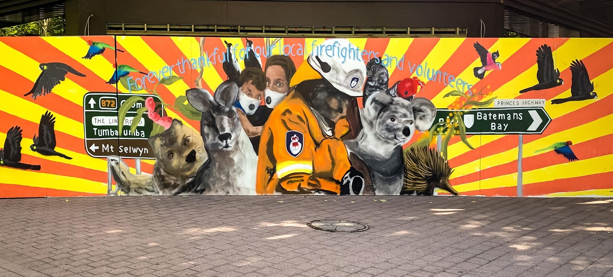 Mural salute to brave firefighters | Canberra CityNews