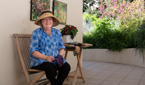 Dianne says goodbye to her own open garden