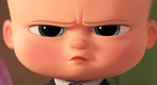 Don’t tell boss baby not to sweat the small stuff! 