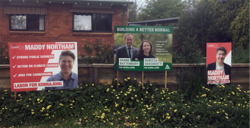 Election excitement: Coe appears without a tie!