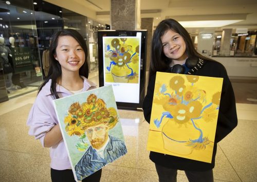 ‘Sunflowers’ reinterpreted by young artists