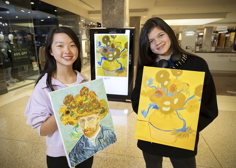 ‘Sunflowers’ reinterpreted by young artists | Canberra CityNews