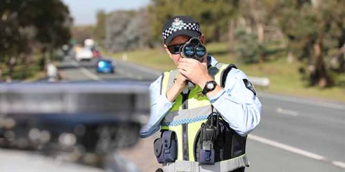 Police book speeding and drunk drivers