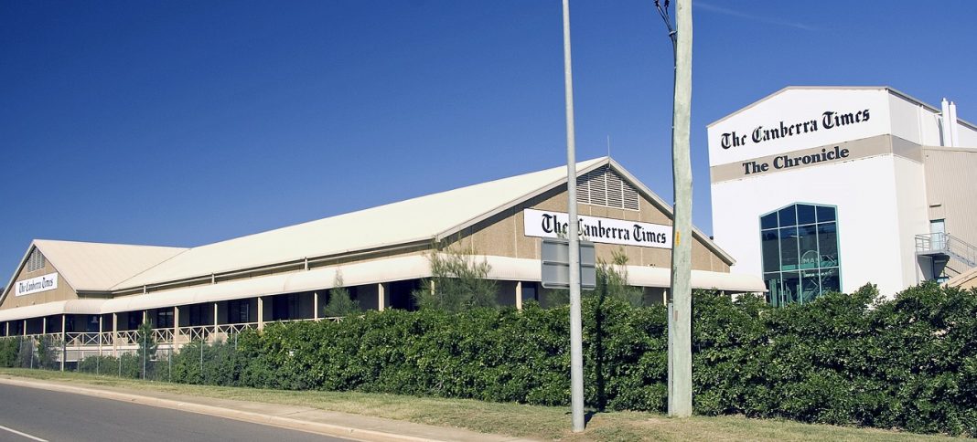 Canberra Times building reported to be for sale | Canberra CityNews