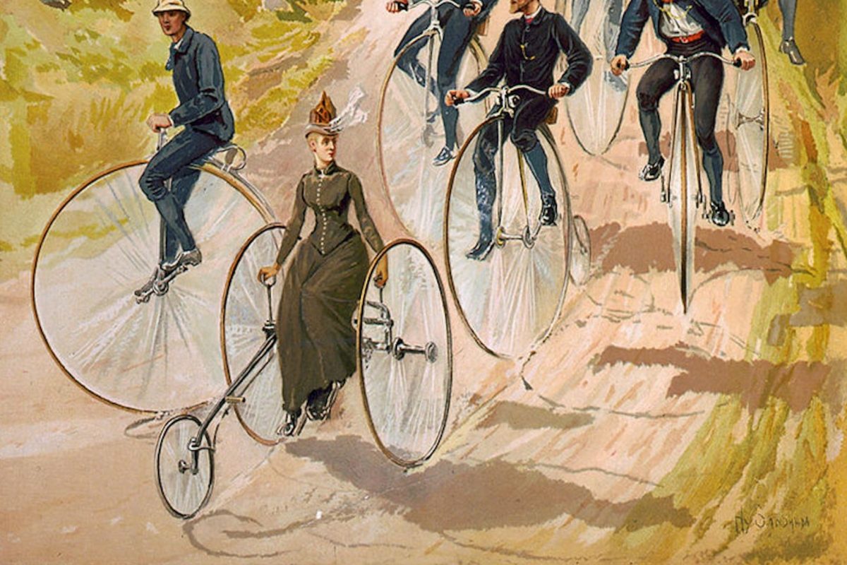 Four years on a velocipede, girls, that’s Marisa’s tip 