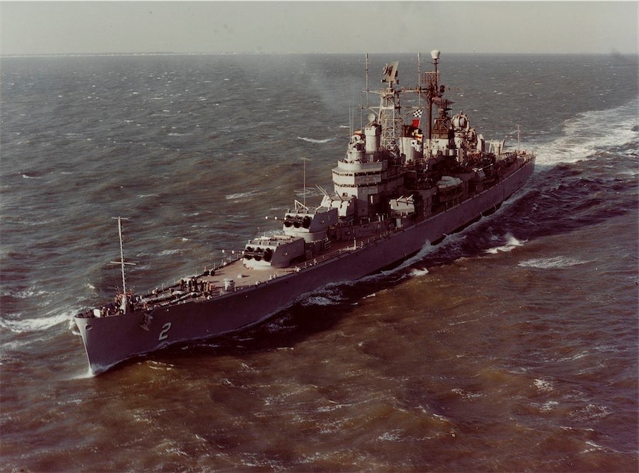 The lucky sailor saved by the bell of Canberra