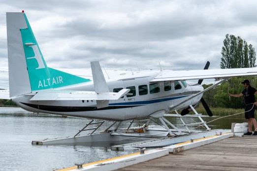 Seaplanes start landing on Lake Burley Griffin