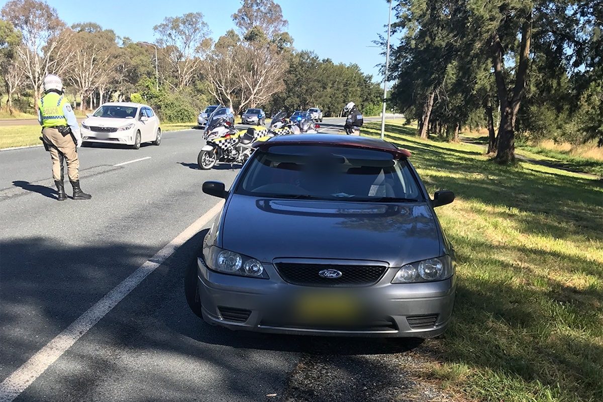 Car seized, driver charged over burnouts