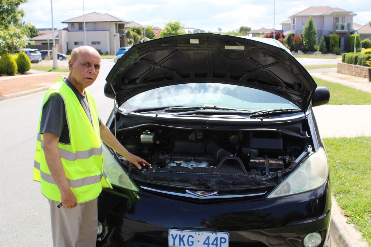 Conked-out charity van gets a helping hand