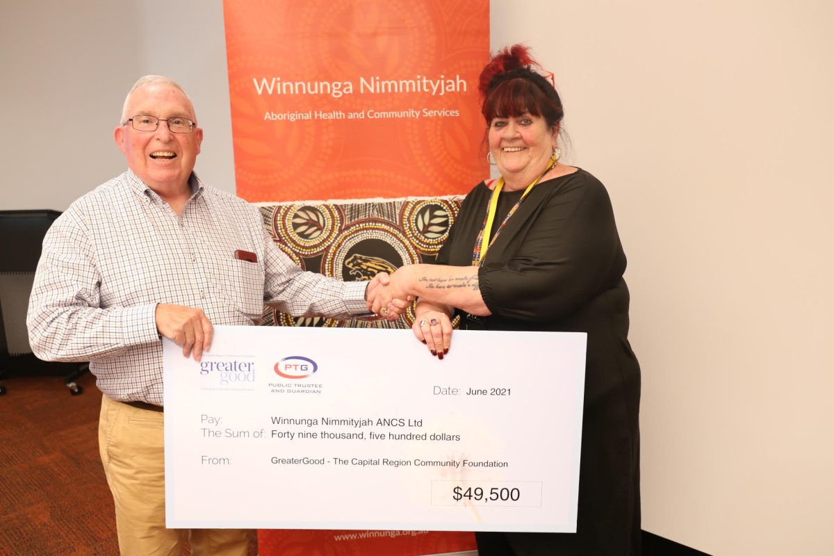 Charitable donations helps vulnerable Canberrans
