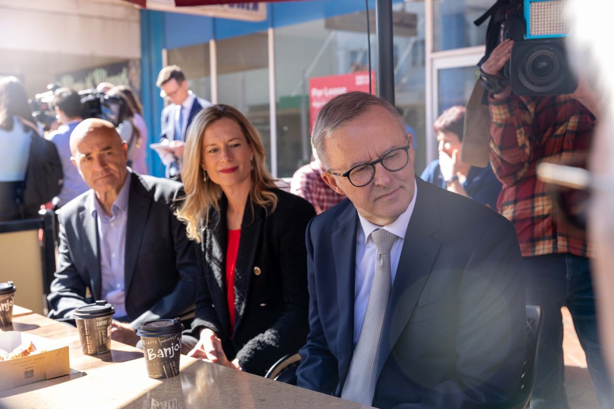 Albanese trips on day one of election campaign