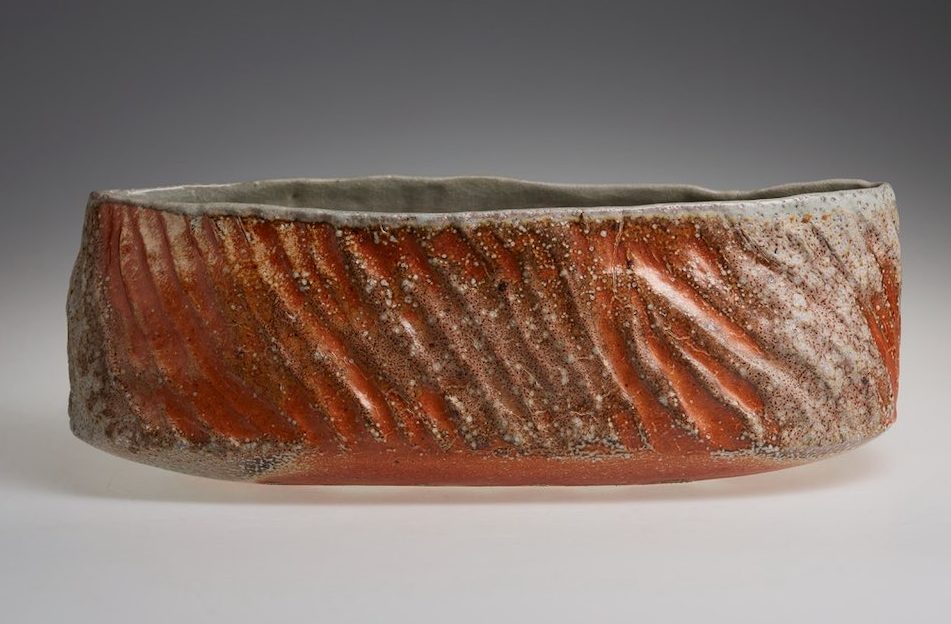 Pots show a lively spontaneity of glaze and surface