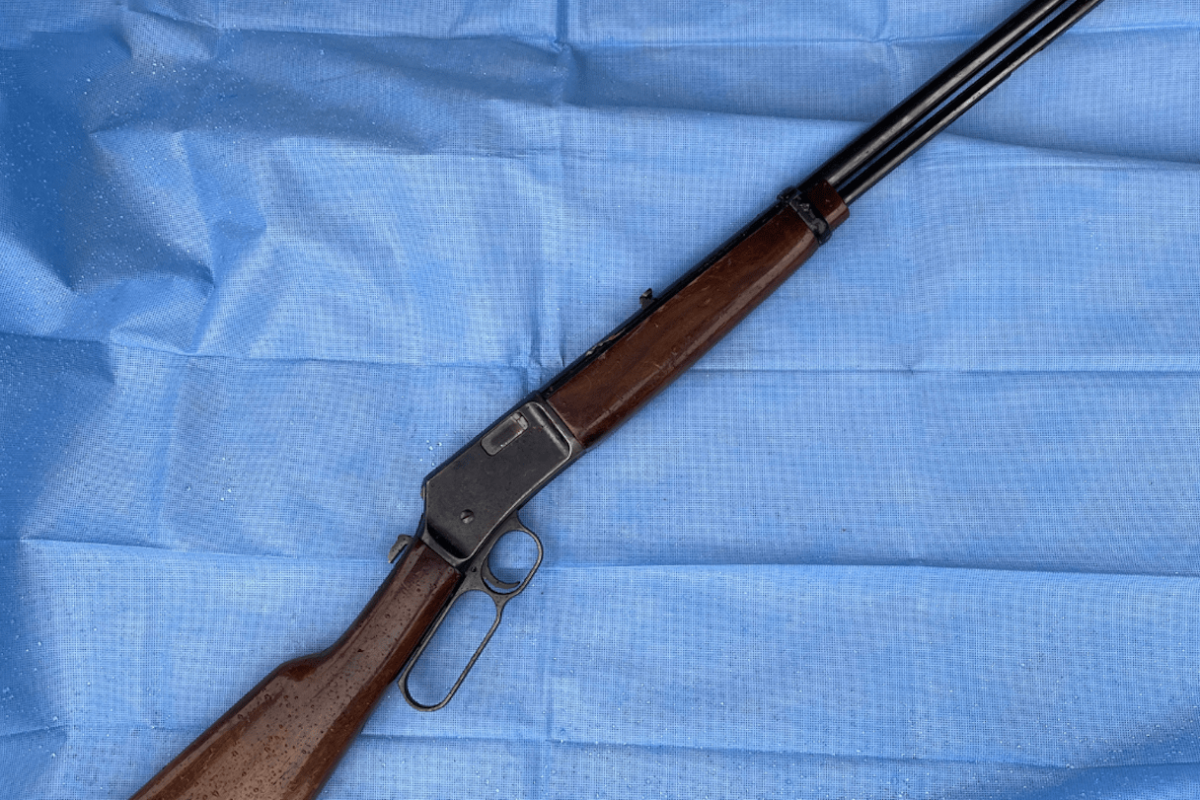 Rifle seized during arrest of alleged car thief
