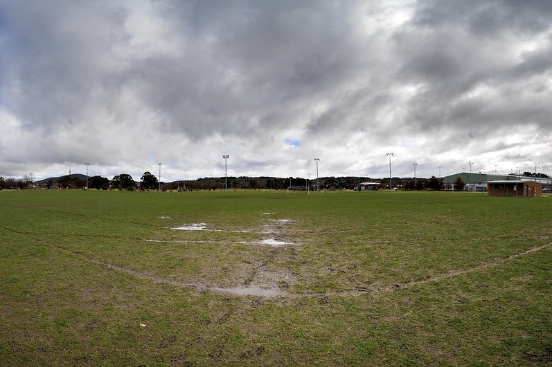 Soggy sports grounds  stay closed