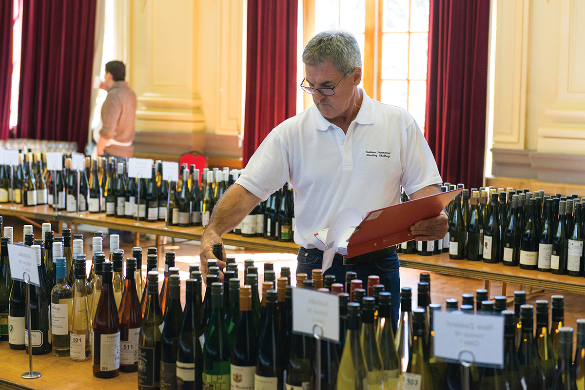 Challenge of judging more than 400 Rieslings