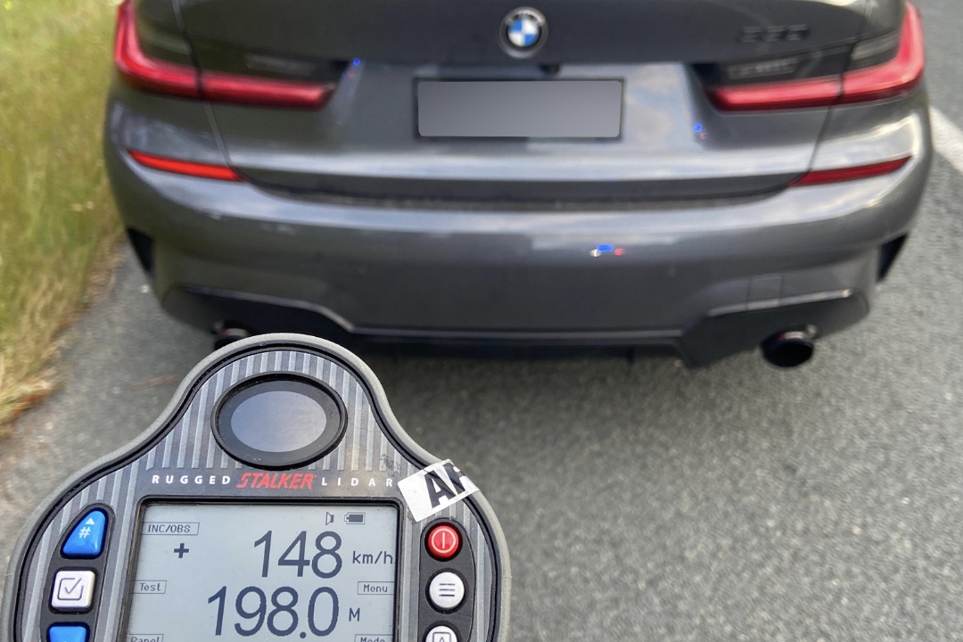 BMW driver cops big fine for speeding