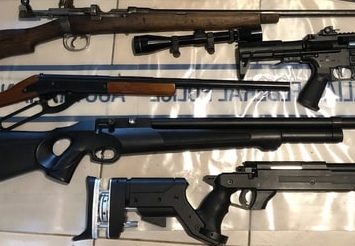 Rifles seized in Conder bust