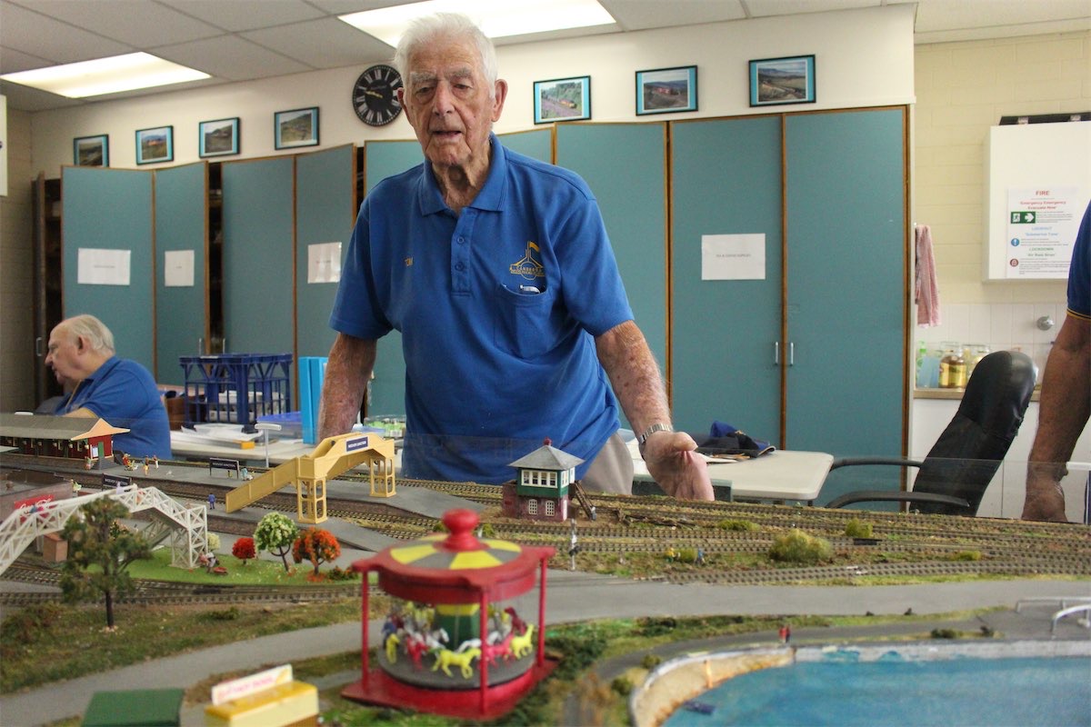 Centenarian Tom loves his latter-day life on the rails