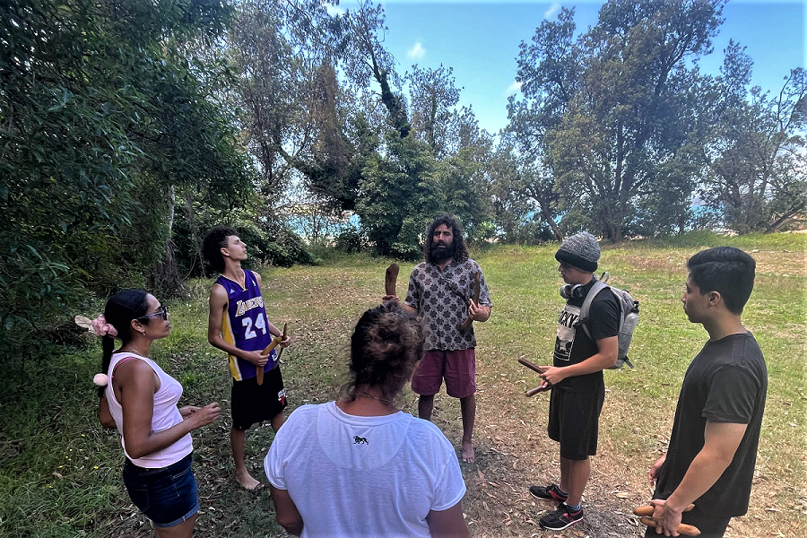 Sharing and telling stories on Yuin country