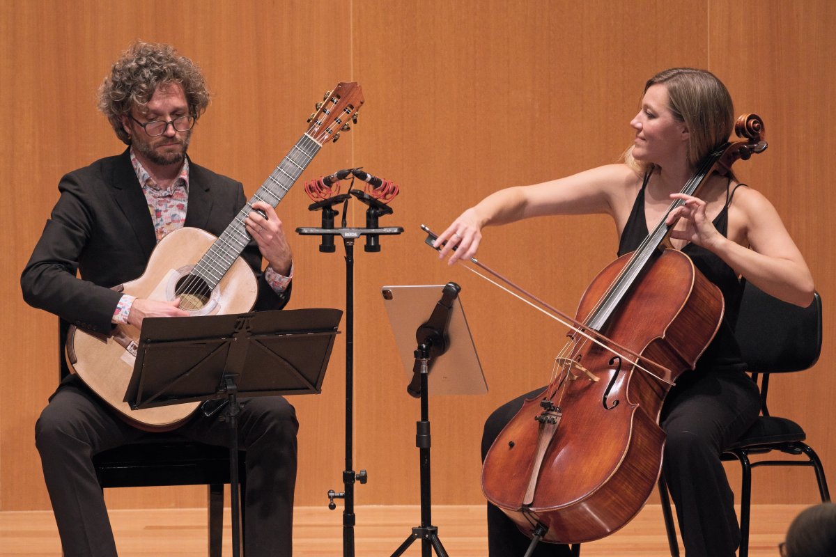 Duo’s eclectic mix from Bach to Beatles