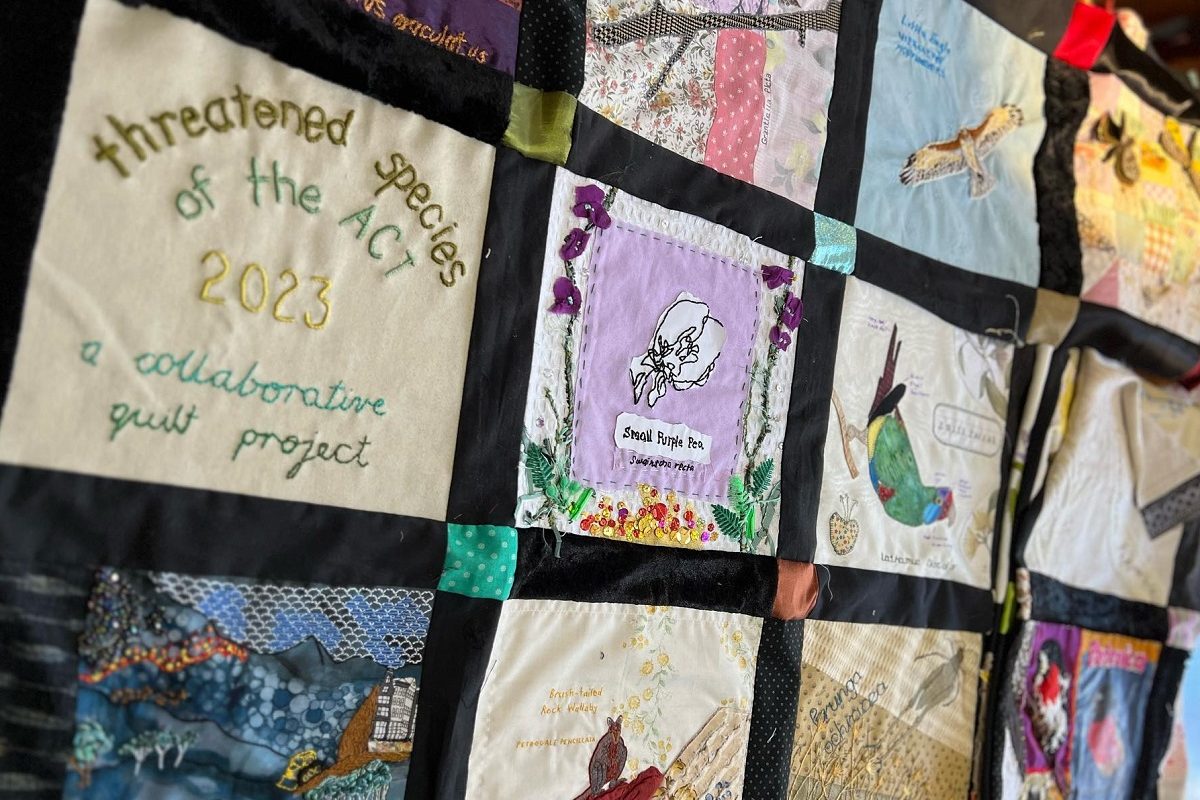 Community quilt marks Threatened Species Day
