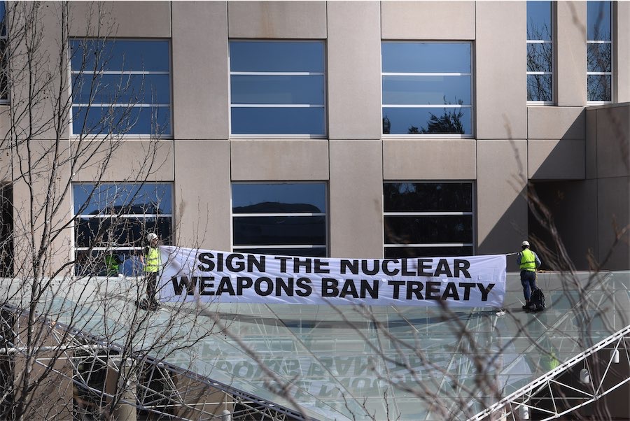 Government urged to sign nuke ban treaty