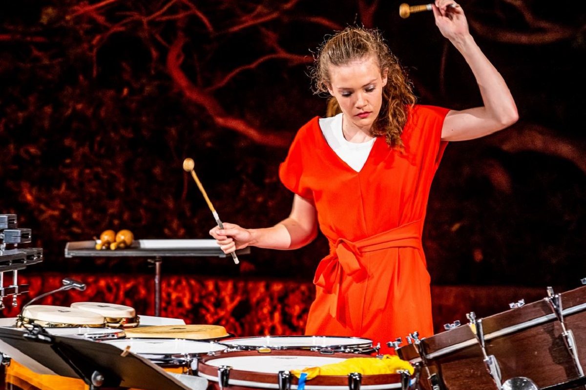 French percussionist Adélaïde ‘dances’ with the marimba