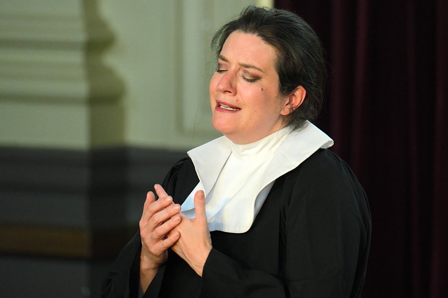 Emotional performance of a nun’s story