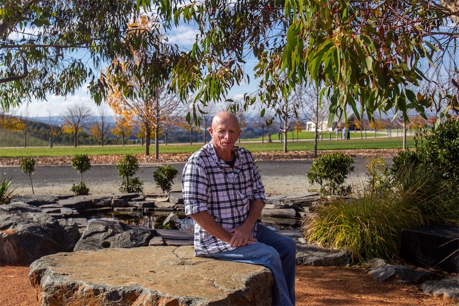 Special garden that helps Richard to remember