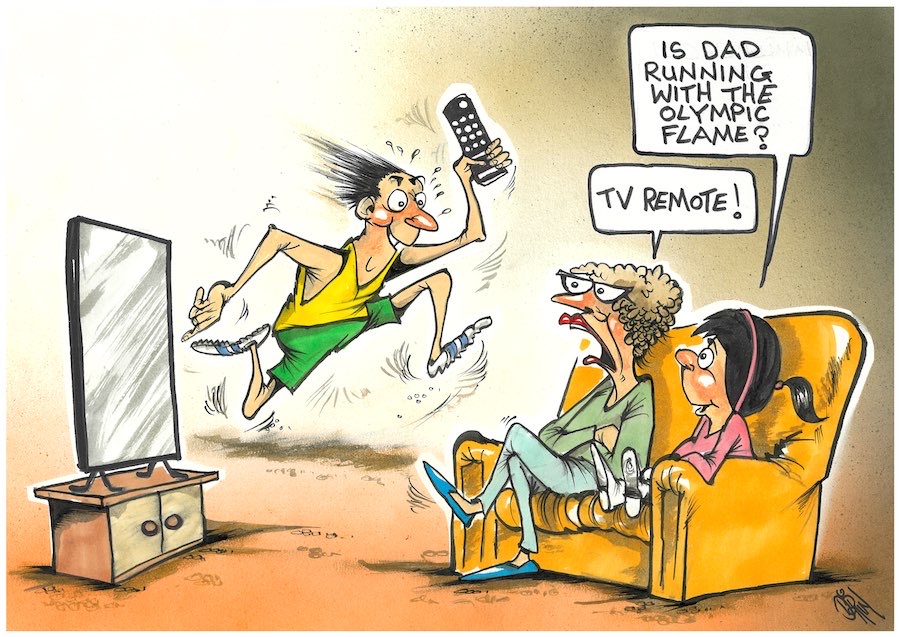 Cartoon / Olympic Dose of Dorin