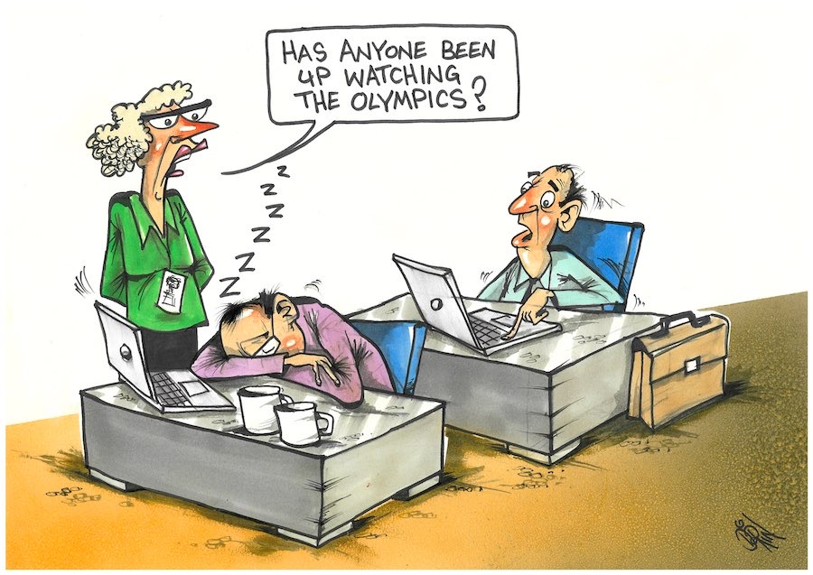 Cartoon / Olympic Dose of Dorin