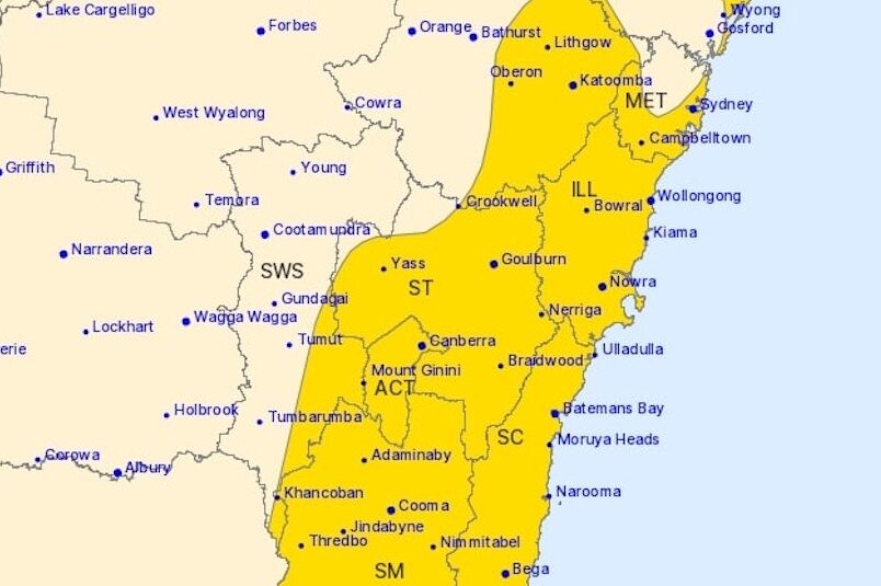 BoM affirms forecast for severe weather warning