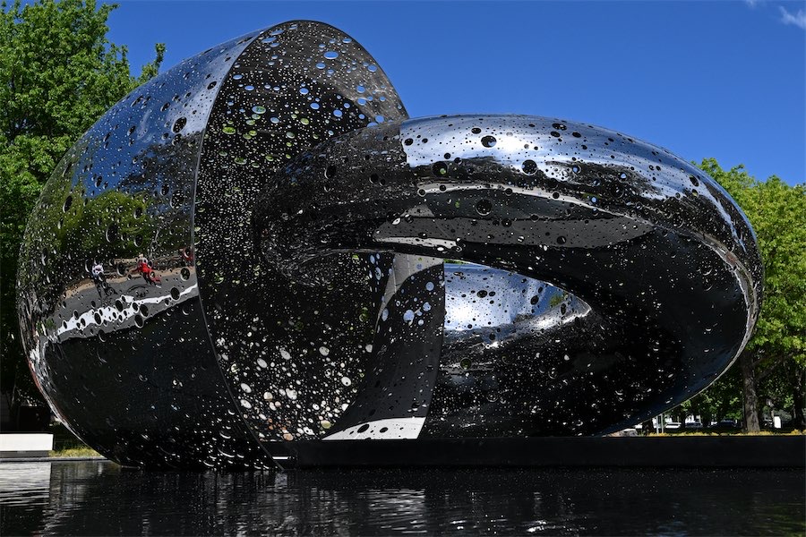 Lindy Lee's $14m masterpiece, Ouroboros, unveiled