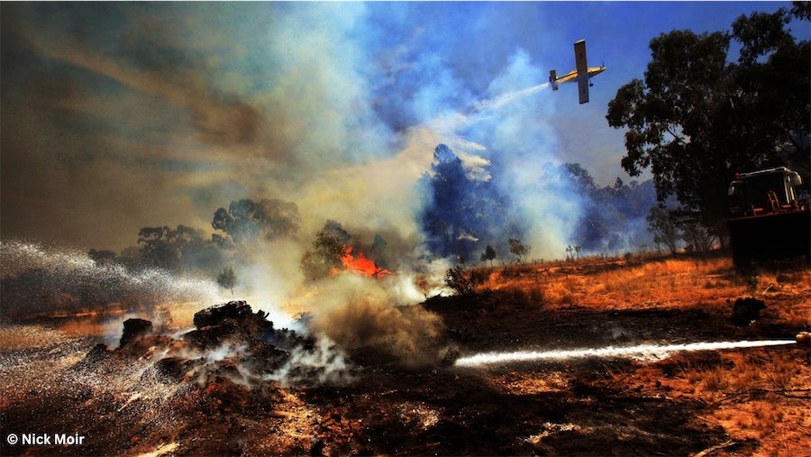 Temora bushfire, 2009 overall winner. Photo: Nick Moir