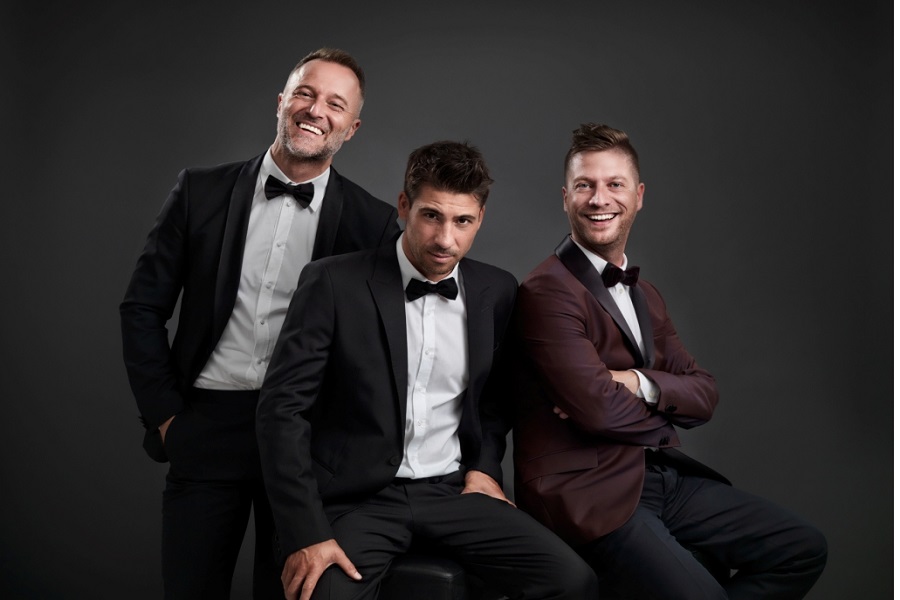 Italian Tenors trio performing at The Q