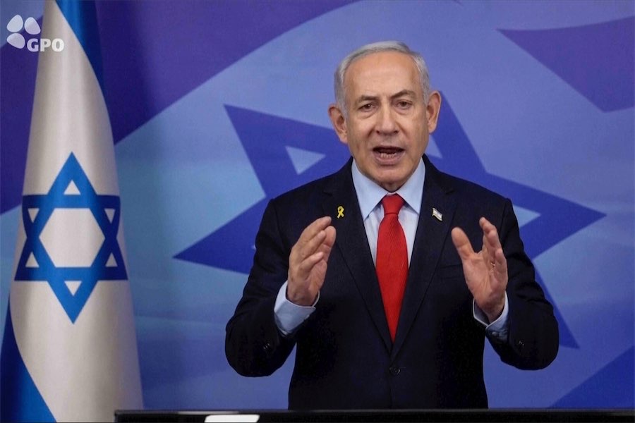 Netanyahu blames Labor over synagogue fire