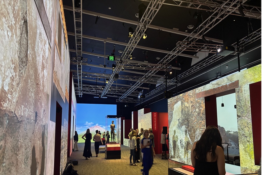 Pompeii makes a dramatic entrance at the museum