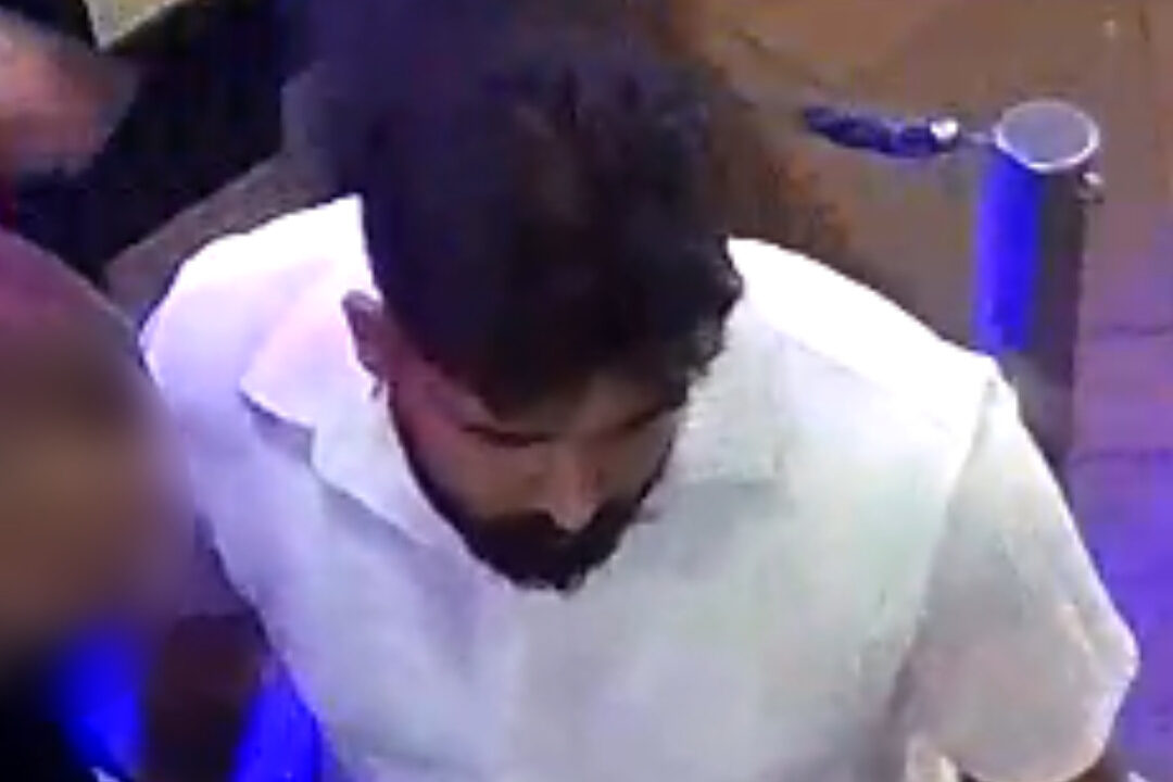 Nightclub incident: police want to talk to this man