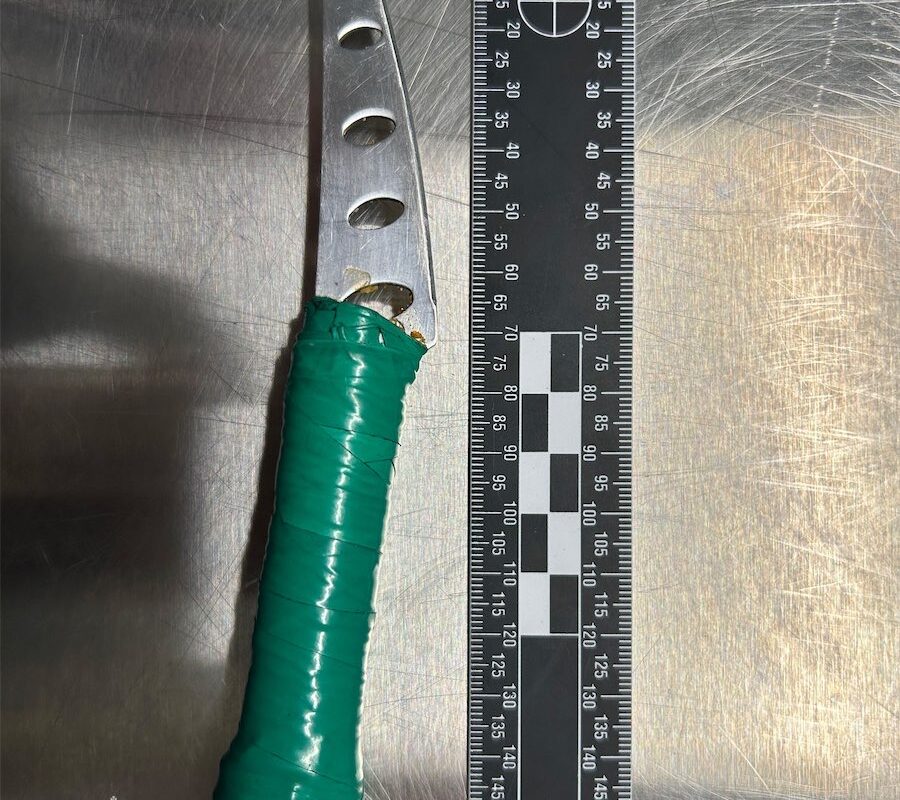 Man with knives arrested at Woden