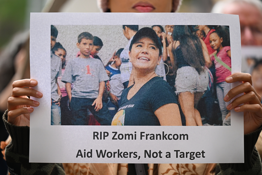 Israel can ‘check’ reparations for aid worker’s death