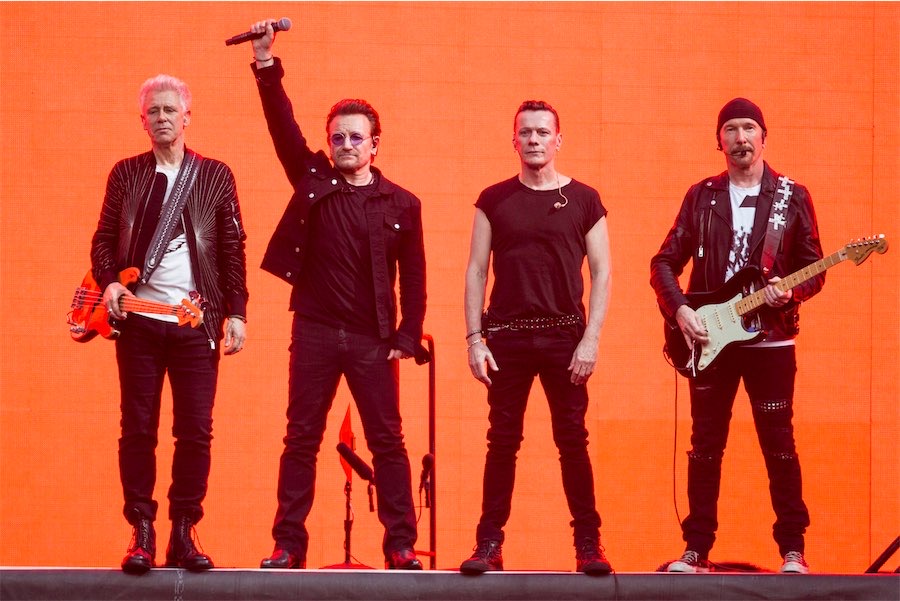 U2 go back to school where they formed for performance