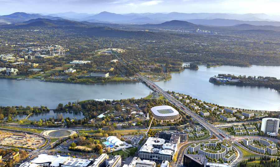 Canberra Airport pitches new city stadium