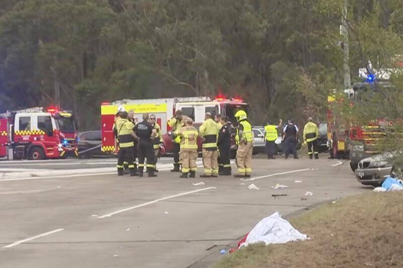 Ten injured as car crashes into grand final footy fans