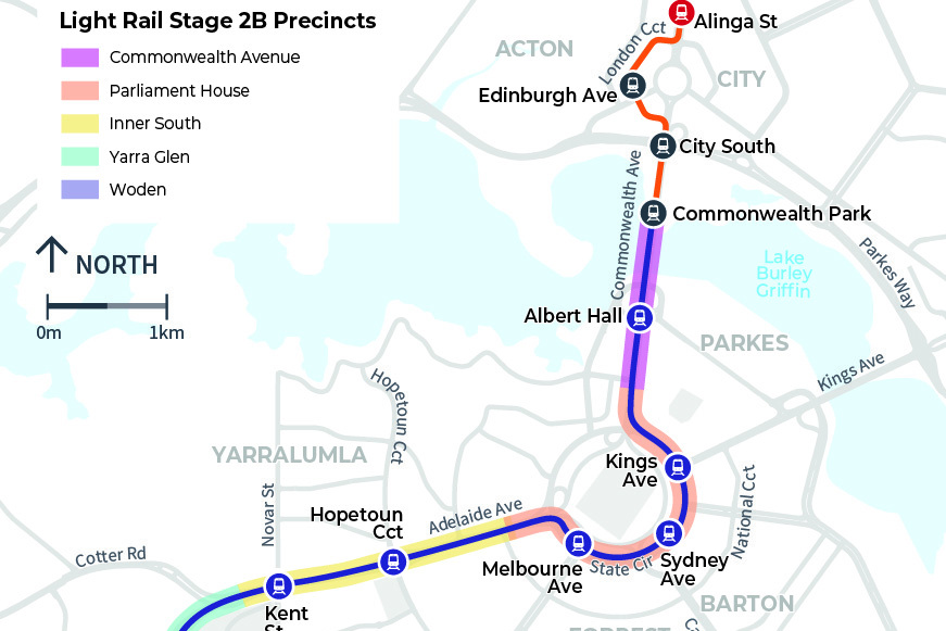 Woden light rail plans change after feedback
